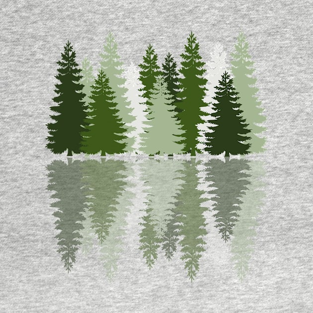 Reflective Forest by AwkwardTurtle